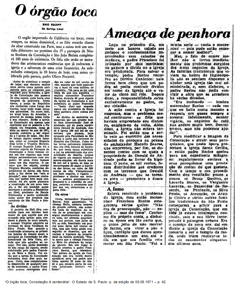 Consolação pelo jornal 3